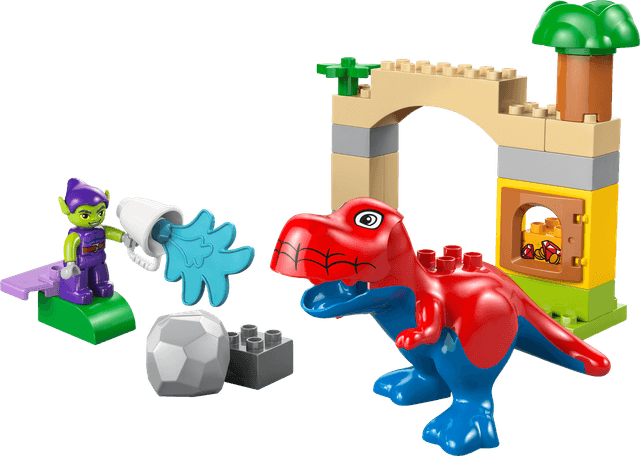 Dinosaur Spidey-Rex vs. Green Goblin