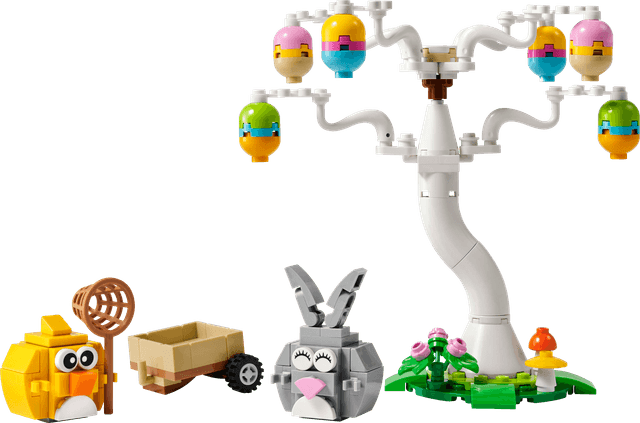 Easter Bunny and Chick Egg Hunt