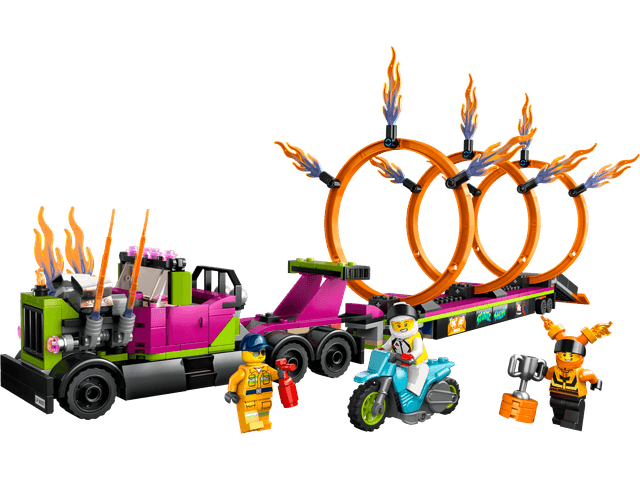 Stunt Truck & Ring of Fire Challenge