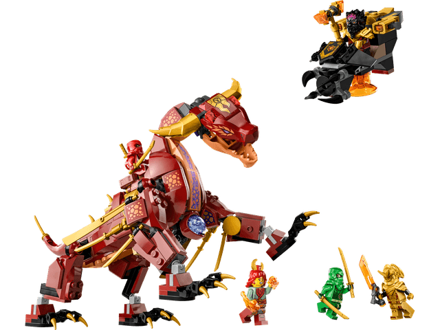 Heatwave Transforming Lava Dragon