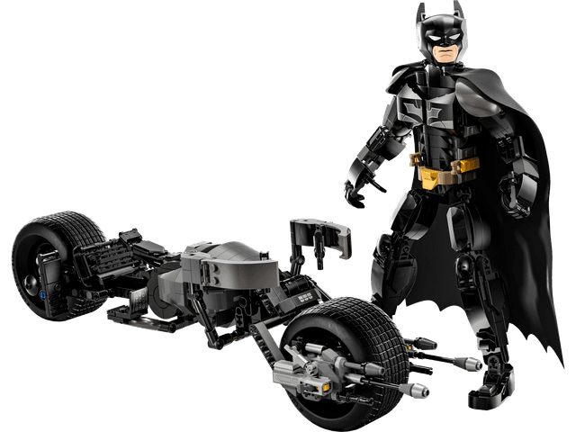 Batman Construction Figure and the Bat-Pod Bike
