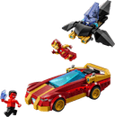 Iron Man Car & Black Panther vs. Red Hulk