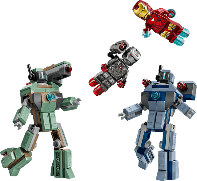 Iron Man & War Machine vs. Hammer Drones