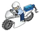 Policeman & Motorbike