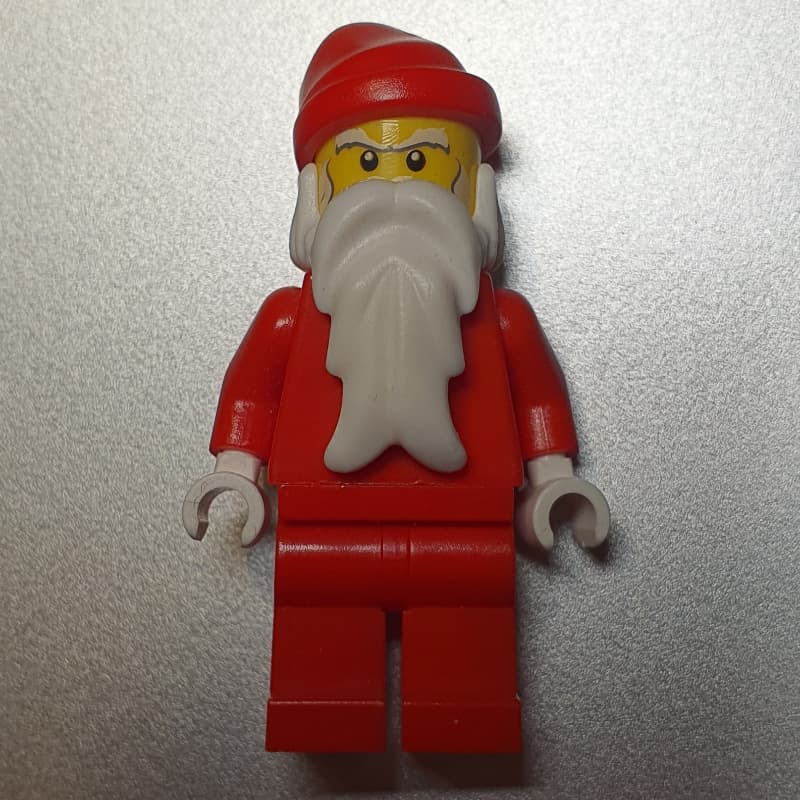 Santa, Plain Red, White Hands, White Eyebrows