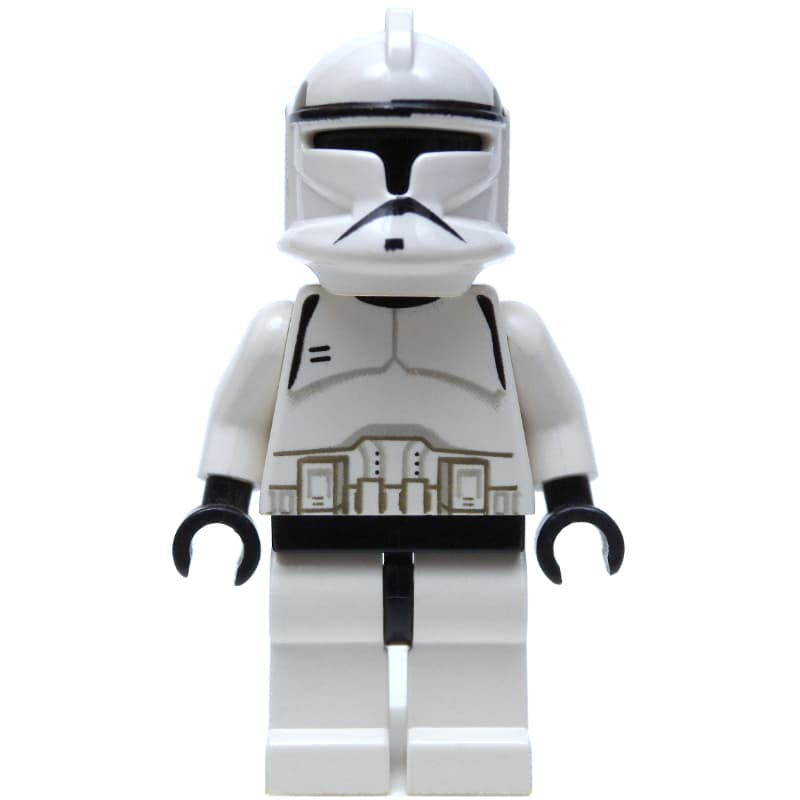 Clone Trooper, Phase I Armor, Plain Black Head