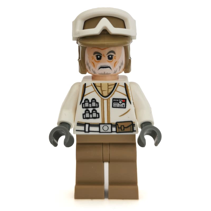 Rebel Trooper in Hoth Uniform, Dark Tan Hat, White Beard