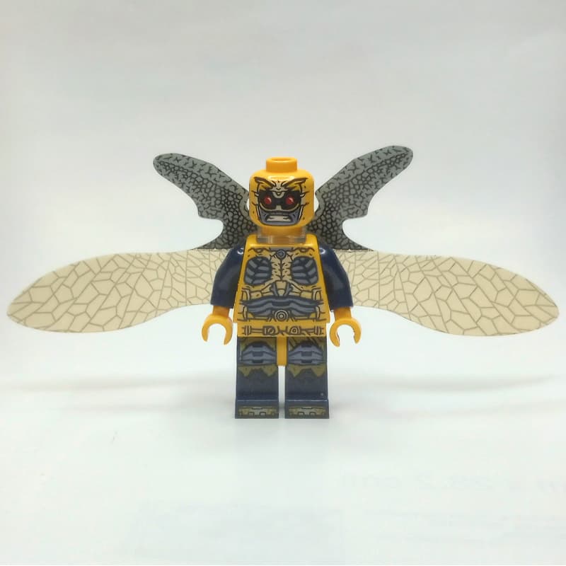 Parademon with Bright Light Orange Armor and Open Wings (DCEU)