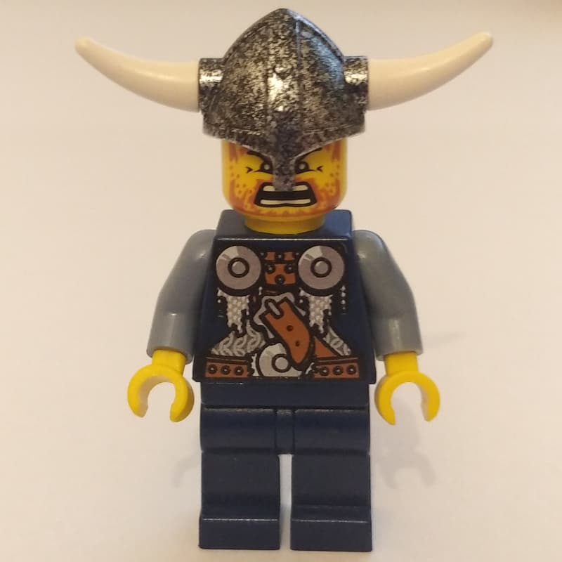 Viking Blue Chess Pawn
