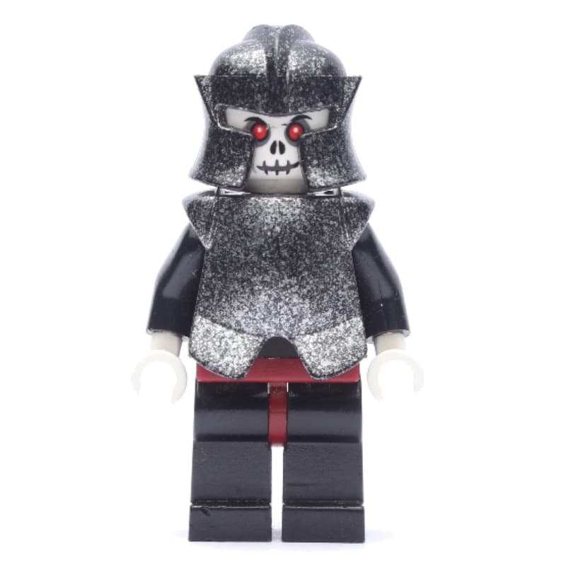 Skeleton Warrior Grimhelma, Speckle Black-Silver Armor and Helmet
