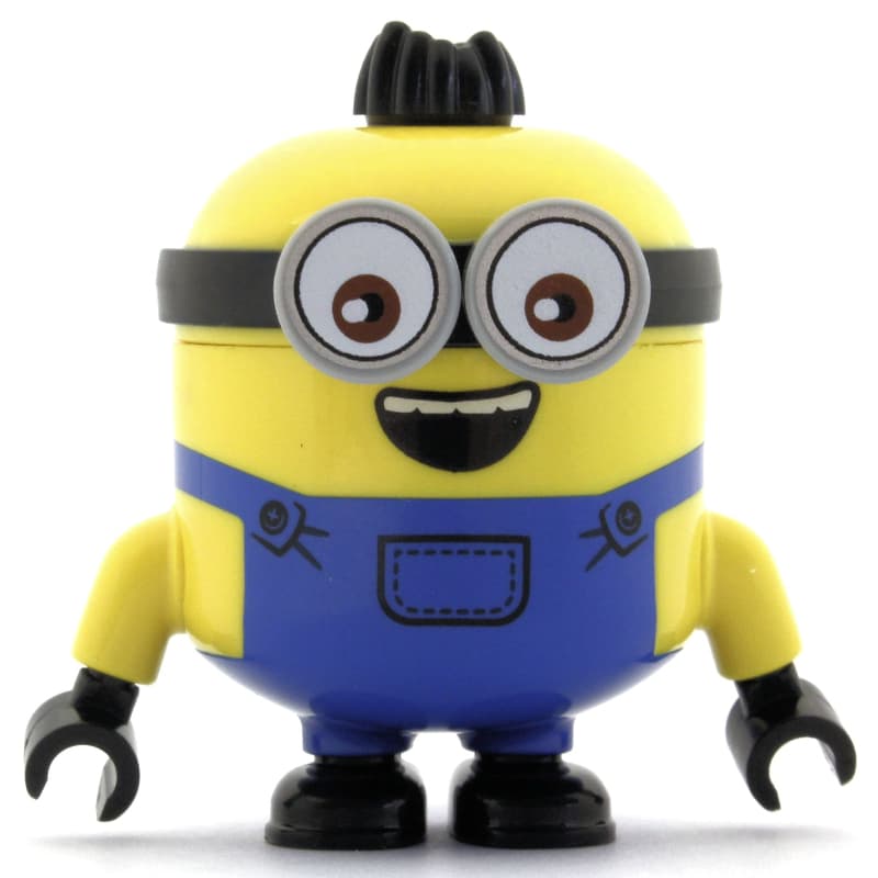 Minion Otto, Blue Overalls, Happy