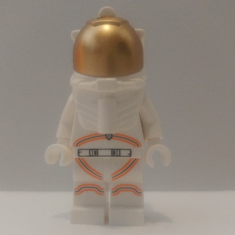 Astronaut, Gold Visor, Goatee Beard