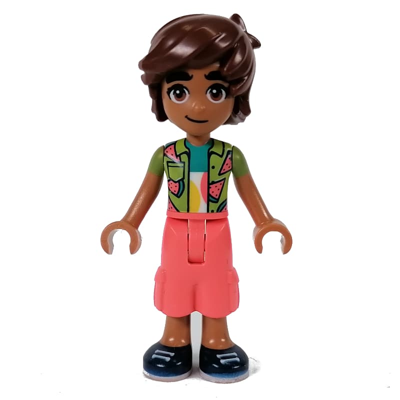 Leo - Lime Shirt, Coral Pants