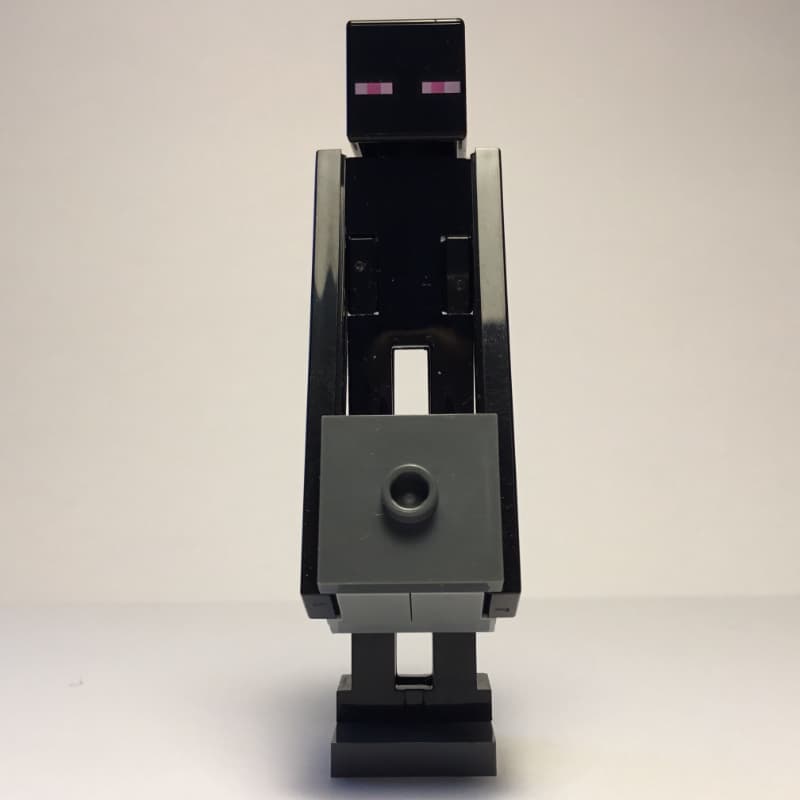 Enderman, Dark Bluish Gray Box, Foot Plate